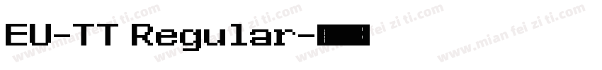 EU-TT Regular字体转换